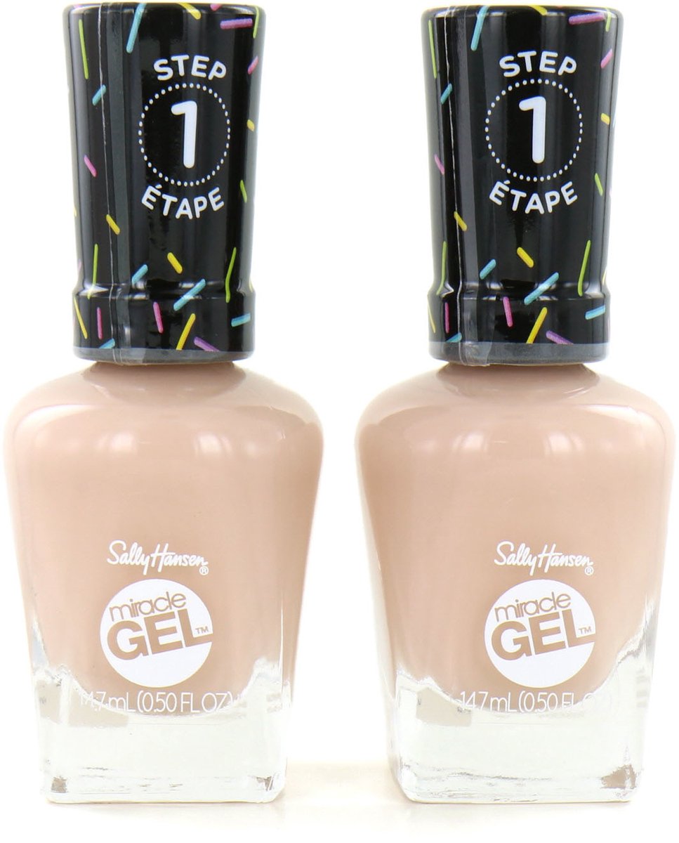 Sally Hansen Miracle Gel Nagellak - 162 Bakers Gonna Bake (Set van 2)