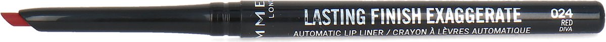 Rimmel lasting finish exaggerate lippenpotlood 024 Red Diva