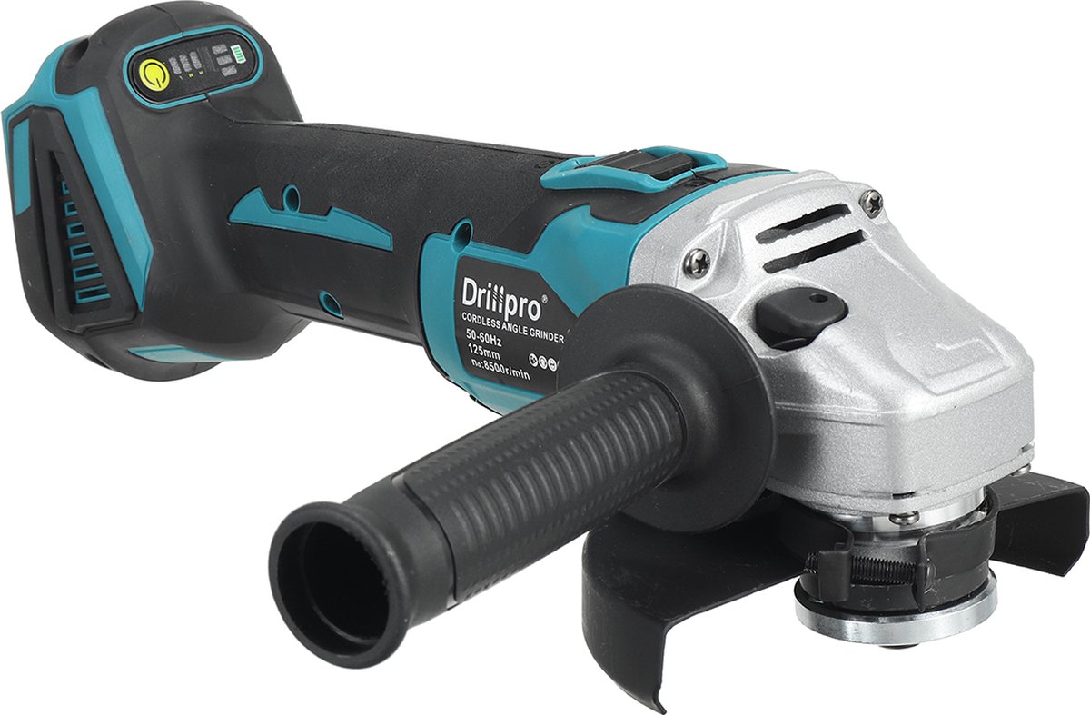 Meuleuse MAKITA 18V Li-Ion 5.0 Ah Ø125mm - 2 batterie, chargeur