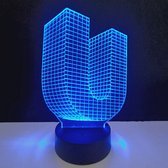 3D LED Lamp - Letter - U