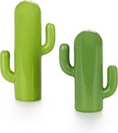 Balvi Peper en Zoutstel Cactus Arizona Groen Keramiek
