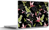Laptop sticker - 14 inch - Jungle - Vogel - Patronen - 32x5x23x5cm - Laptopstickers - Laptop skin - Cover
