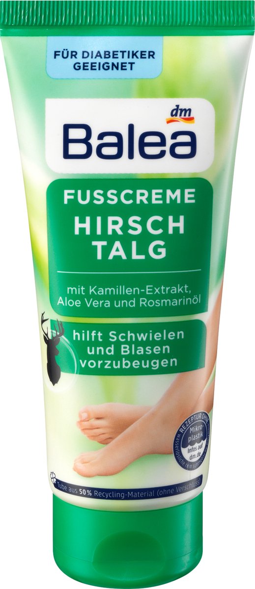 Balea Hertentalg voetcrème, 100 ml