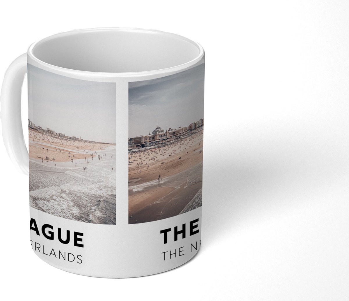 Mok - Koffiemok - Den Haag - Nederland - Strand - Mokken - 350 ML - Beker - Koffiemokken - Theemok