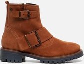 Tamaris Enkellaarsjes cognac - Maat 38