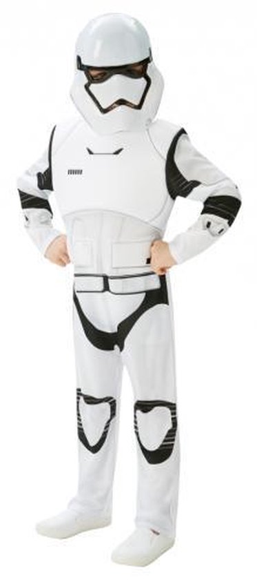 Star Wars VII Stormtrooper Deluxe Maat 122/128 - Verkleedpak
