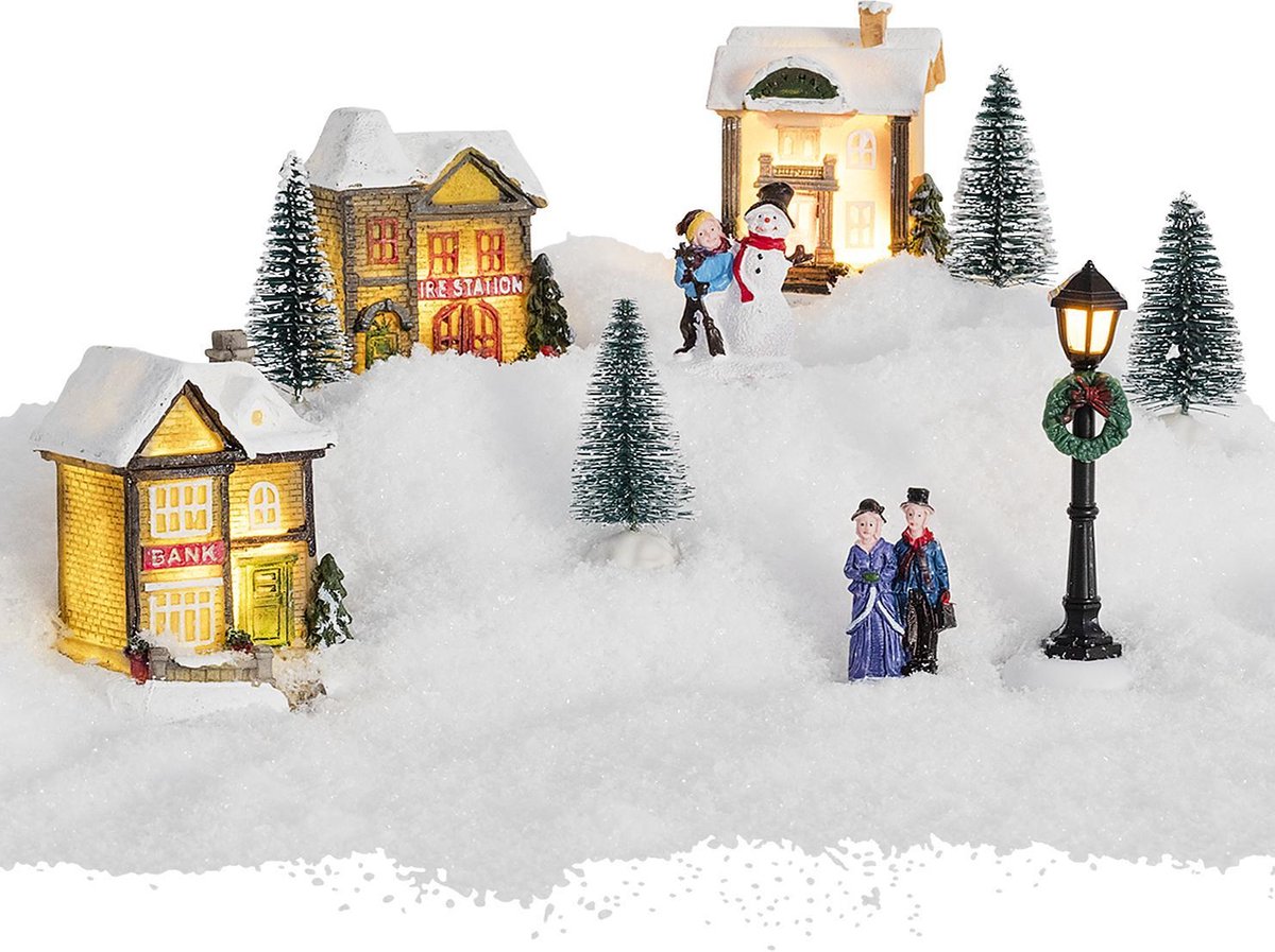 Maison Village De Noel Miniature