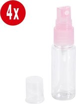 Parfumflesje van 25ml met verstuiver (4 stuks)