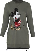 Paprika Dames Sweaterjurk Mickey in lovertjes - Jurk - Maat 48