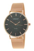 Ernest Horloge Romina Glitter Rosé/Zwart