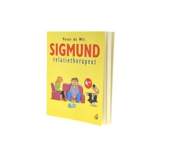Stripboek Sigmund relatietherapeut - relatie - therapeut - relaties hanteren - boek - boeken - Viros