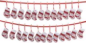 Adventskalender Ophangbaar Kerst Kalender Sokken