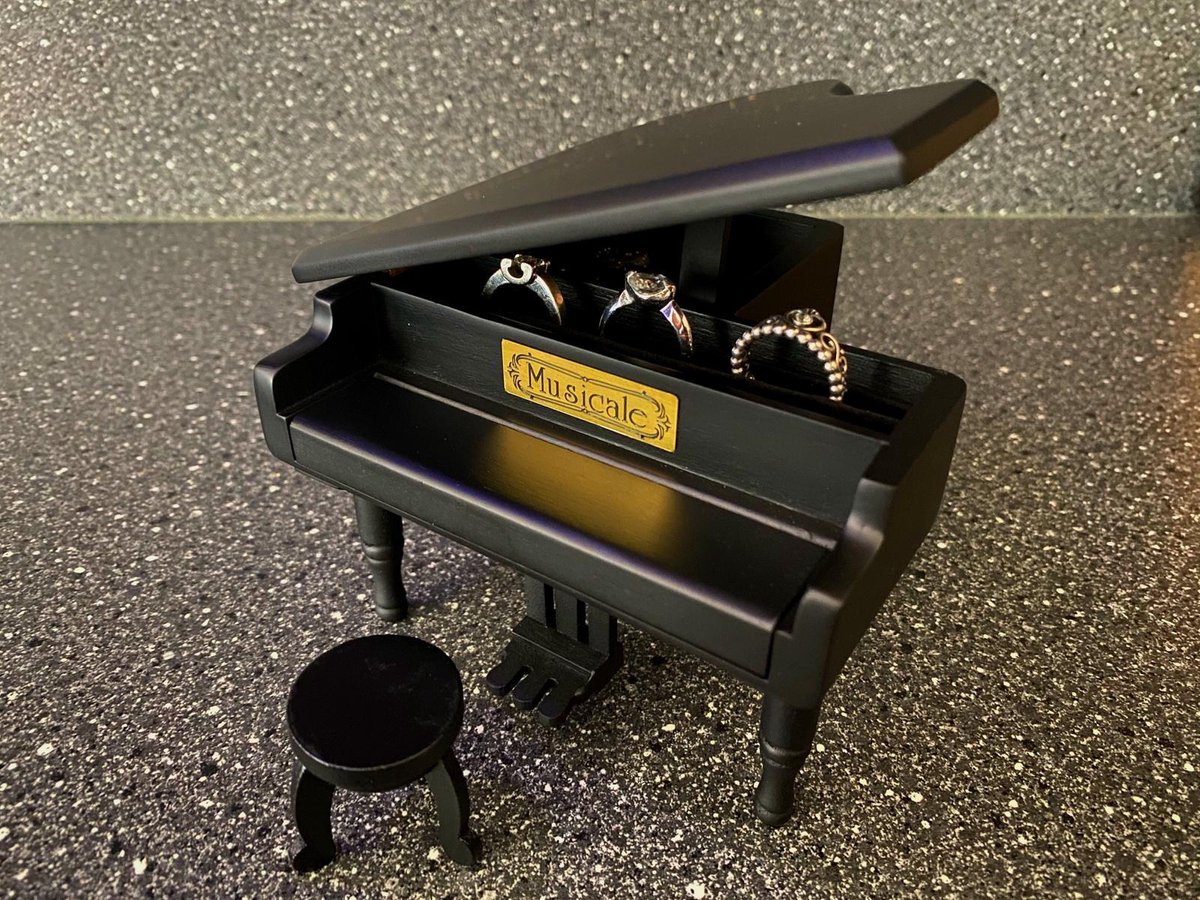 Klassieke pianomuziekdoos, muziekgeschenken licht melodie artware