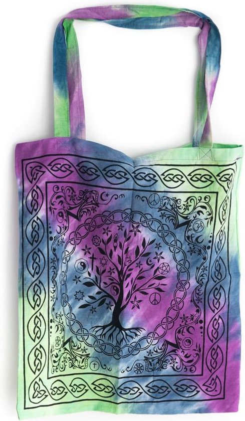 Tote Tas Katoen – Tree of Life (45 cm)