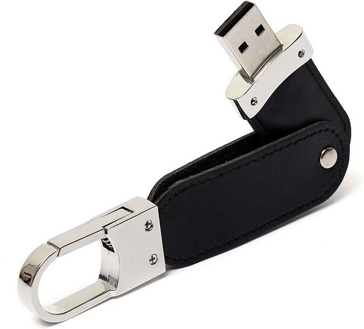 Usb stick leer 8GB – lederen leather leren sleutelhanger