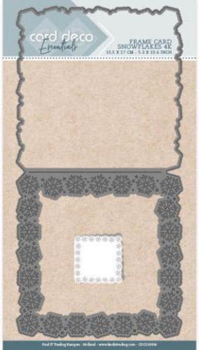 Square Snowflakes 4K Cutting Dies by Card Deco Essentials
