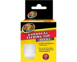 Zoo Med Arboreale voercups navulling 12-pack voor klimmende reptielen