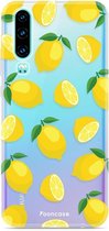 Huawei P30 hoesje TPU Soft Case - Back Cover - Lemons / Citroen / Citroentjes