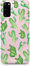 Samsung Galaxy S20 hoesje TPU Soft Case - Back Cover - Cactus