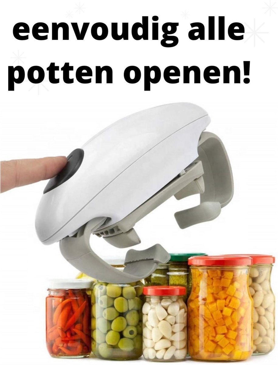 Elektrische pot opener -Potten opener -potdeksel opener- deksel opener - Reifel