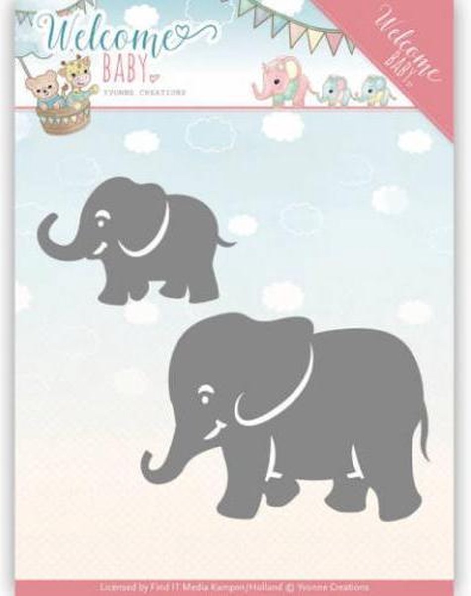 Mal - Yvonne Creations - Welcome Baby - Kleine Olifanten