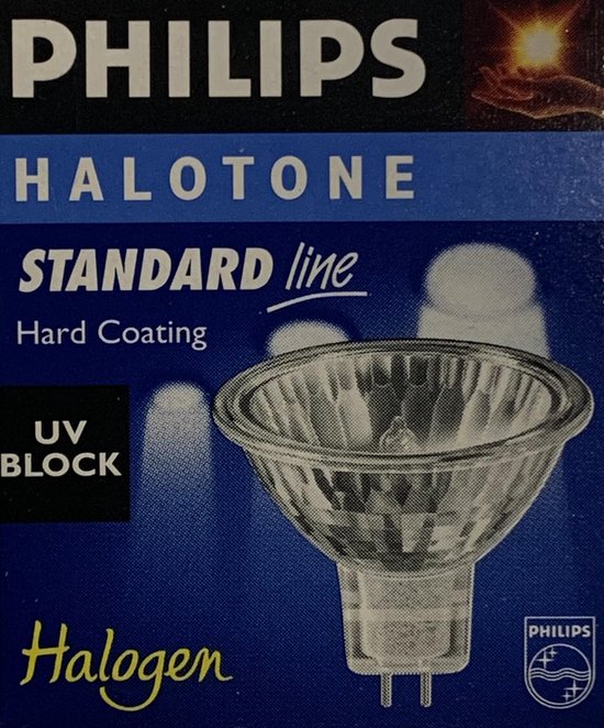 Philips Halotone standard line 12V 20W 36graden GU5.3 | bol