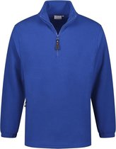 Santino fleece sweater Serfaus - koningsblauw - maat M