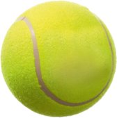 Hondenspeelgoed tennisbal - Geel - 13 cm