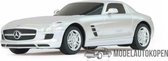 Mercedes-Benz SLS AMG (Zilver) 1/43 Rastar - Modelauto - Schaalmodel - Model auto - Miniatuurautos - Miniatuur auto - Schaal model