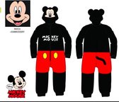 Mickey Mouse onesie - pyjama - Maat 128 / 8 jaar