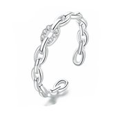 Sterling zilveren ring Ketting