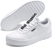 PUMA Carina Bold Dames Sneakers - White/White - Maat 37