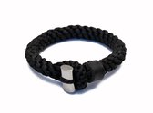 Brahman Bracelets Cobra, Ouroboros (Infinity) Armband Zwart