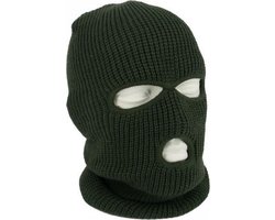 Bivakmuts Armygreen - Leger Groen - Warme Muts - Rekbaar - Onze Size - Balaclava - Motor