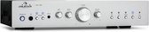 auna AV2-CD608BT hifi-stereo-versterker - Bluetooth - LED-controlelampjes - Digitale optische ingang - 4 x 100 watt RMS - frontplaat van aluminium