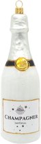 witte champagne fles kerstbal kerst hanger - Mrs Twinkle