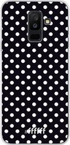 Samsung Galaxy A6 Plus (2018) Hoesje Transparant TPU Case - Onyx Dots #ffffff