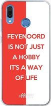 6F hoesje - geschikt voor Honor Play -  Transparant TPU Case - Feyenoord - Way of life #ffffff