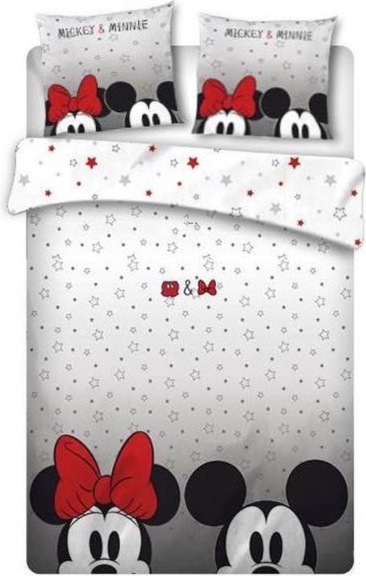 Housse de couette Disney Minnie Mouse Eyes - Lits Jumeaux - 240 x 220 cm -  Polyester | bol.com