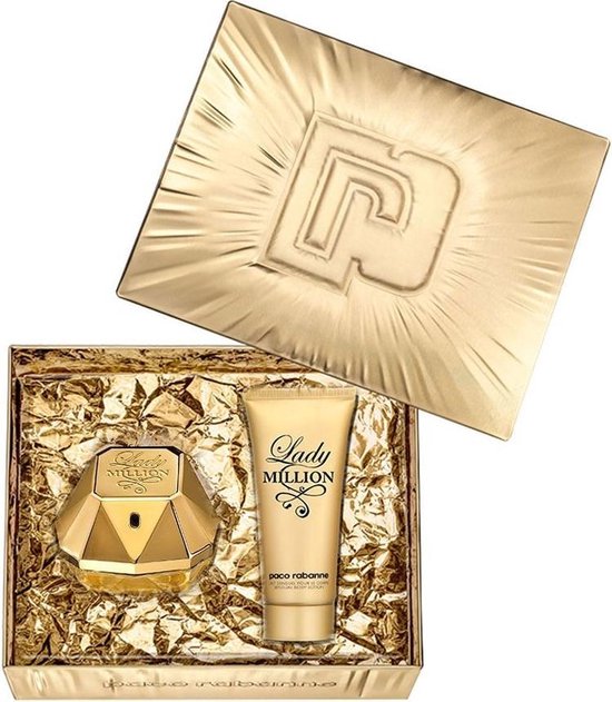 Paco Rabanne - Lady Million Set Lady Million Eau de parfum 80Ml/Body Lotion 100Ml - Paco Rabanne