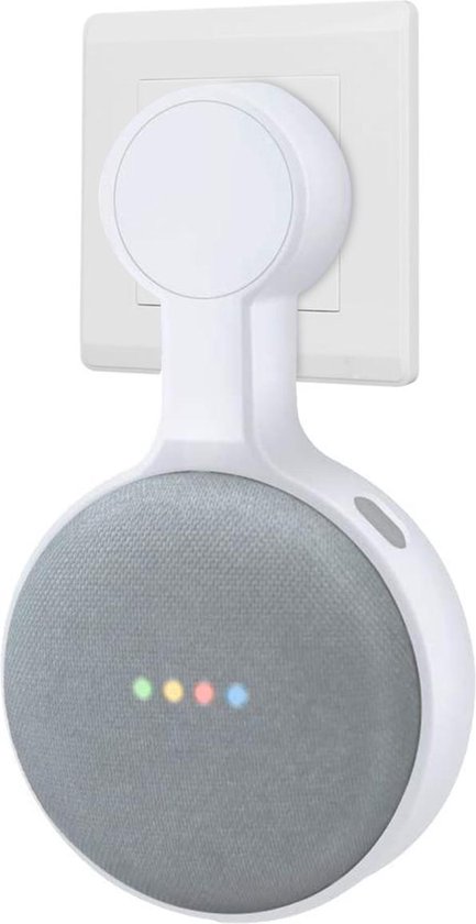 YONO Houder geschikt voor Google Nest Mini – Wall Mount – Wit