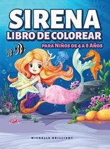 Sirena Libro de Colorear para Ninos de 4 a 8 Anos