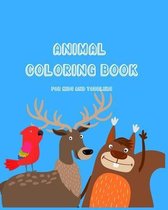 Animal Coloring Book For Kids and Toddlers