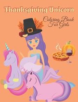 Thanksgiving Unicorn Coloring Book For Girls