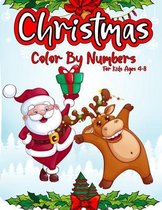 Christmas Color By Numbers For Kids Ages 4-8