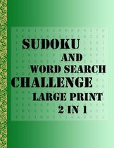Sudoku and Word search Challenge Large Print 2 in 1