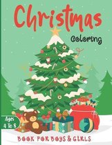 Christmas Coloring Book for Boys and Girls - Ages 4 to 8