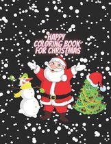 Happy Coloring Book For Christmas