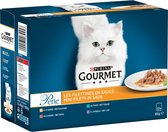 Gourmet Perle Mini Filets - kattenvoer natvoer - Kalkoen, Eend, Tonijn & Lam - 48x85g