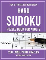 Hard Sudoku Puzzle Book for Adults